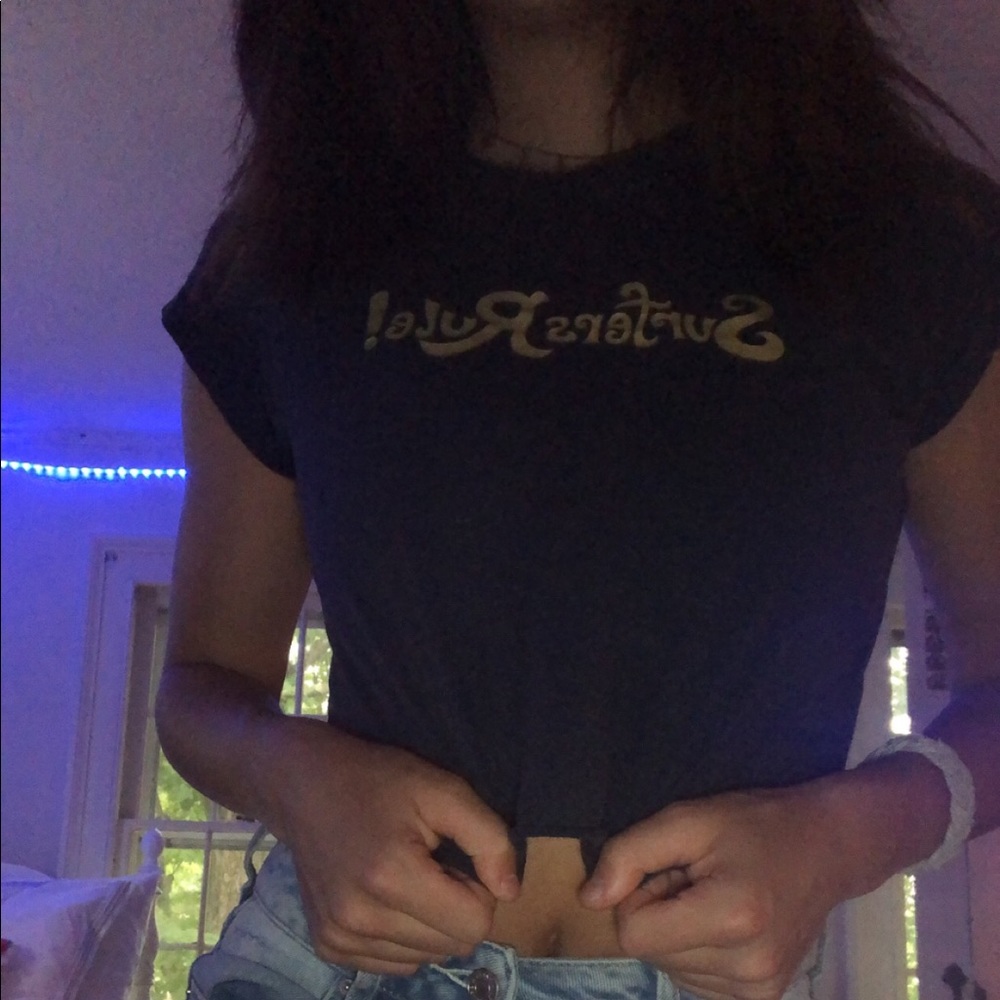 Vintage Roxy Paradise cropped top